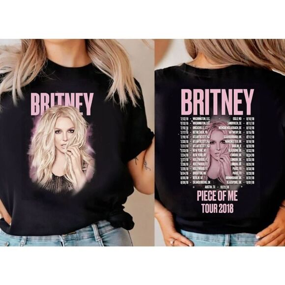 Jasper
D Other - Cara Delevingne Britney Spears Tour Fan 2 Sided T-Shirt